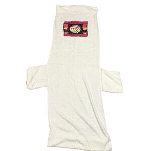 VTG RARE HAWAIIAN TROPIC Beach Lounge Chair Cover Chaise Towel Volleyball Cotton